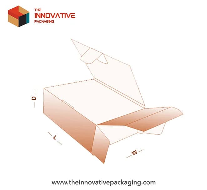 Book end style box with hinged lid opening