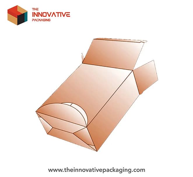 Custom dispenser box with perforated opening