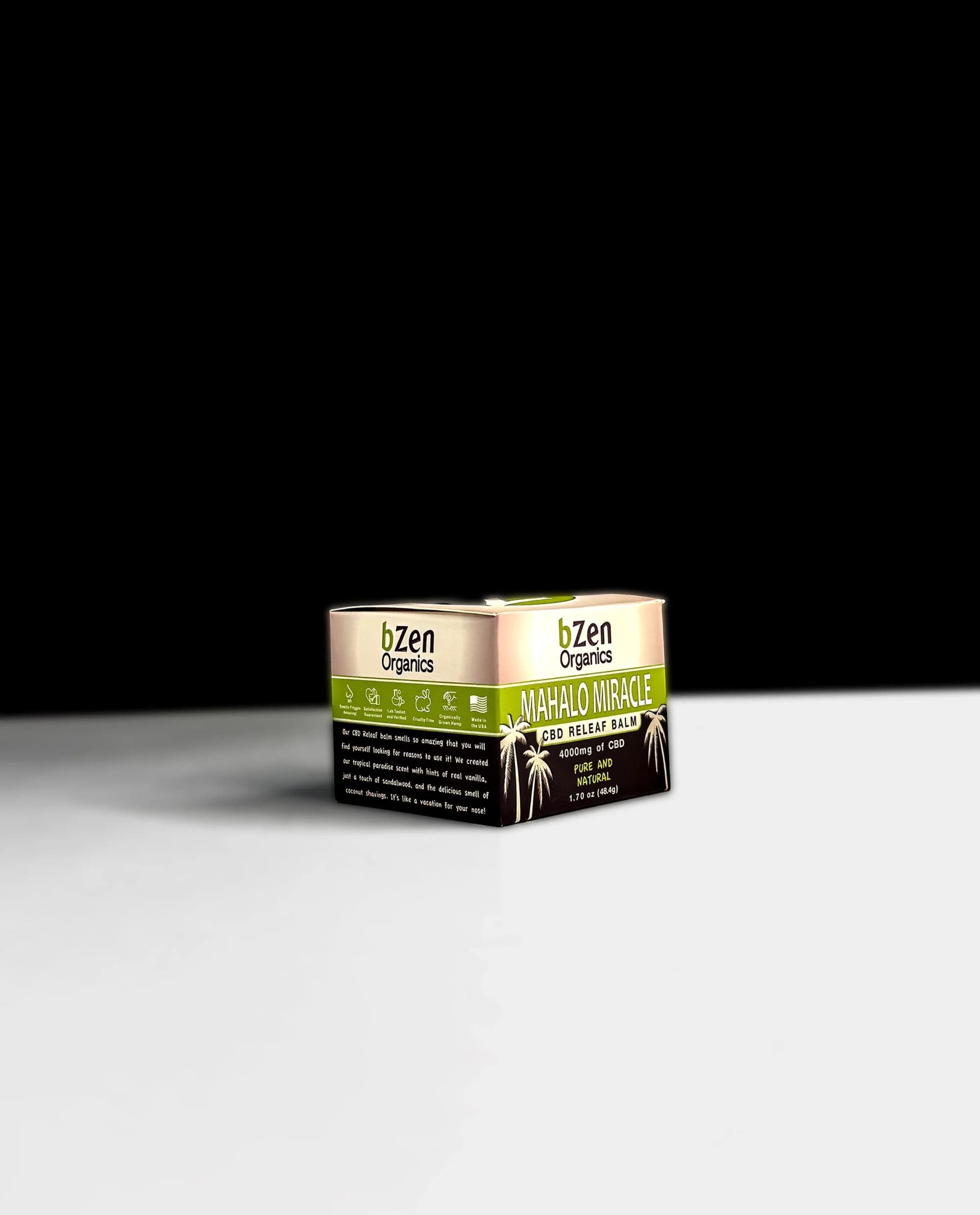 Custom CBD cream packaging boxes with product window