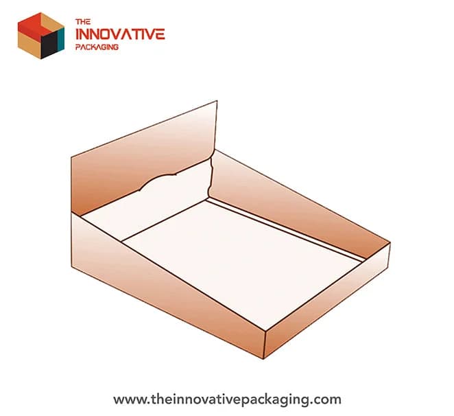 Double wall box with display lid for retail presentation